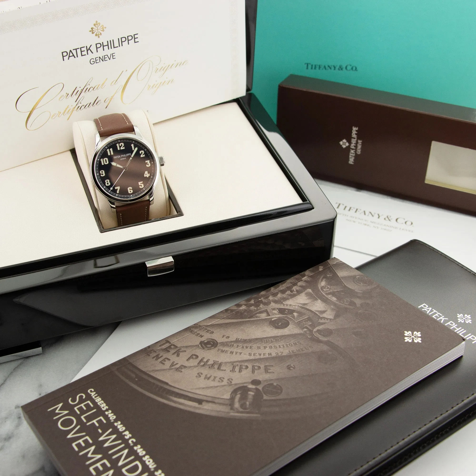 Patek Philippe Stainless Steel Pilot Watch Ref. 5522 Retailed by Tiffany & Co.
