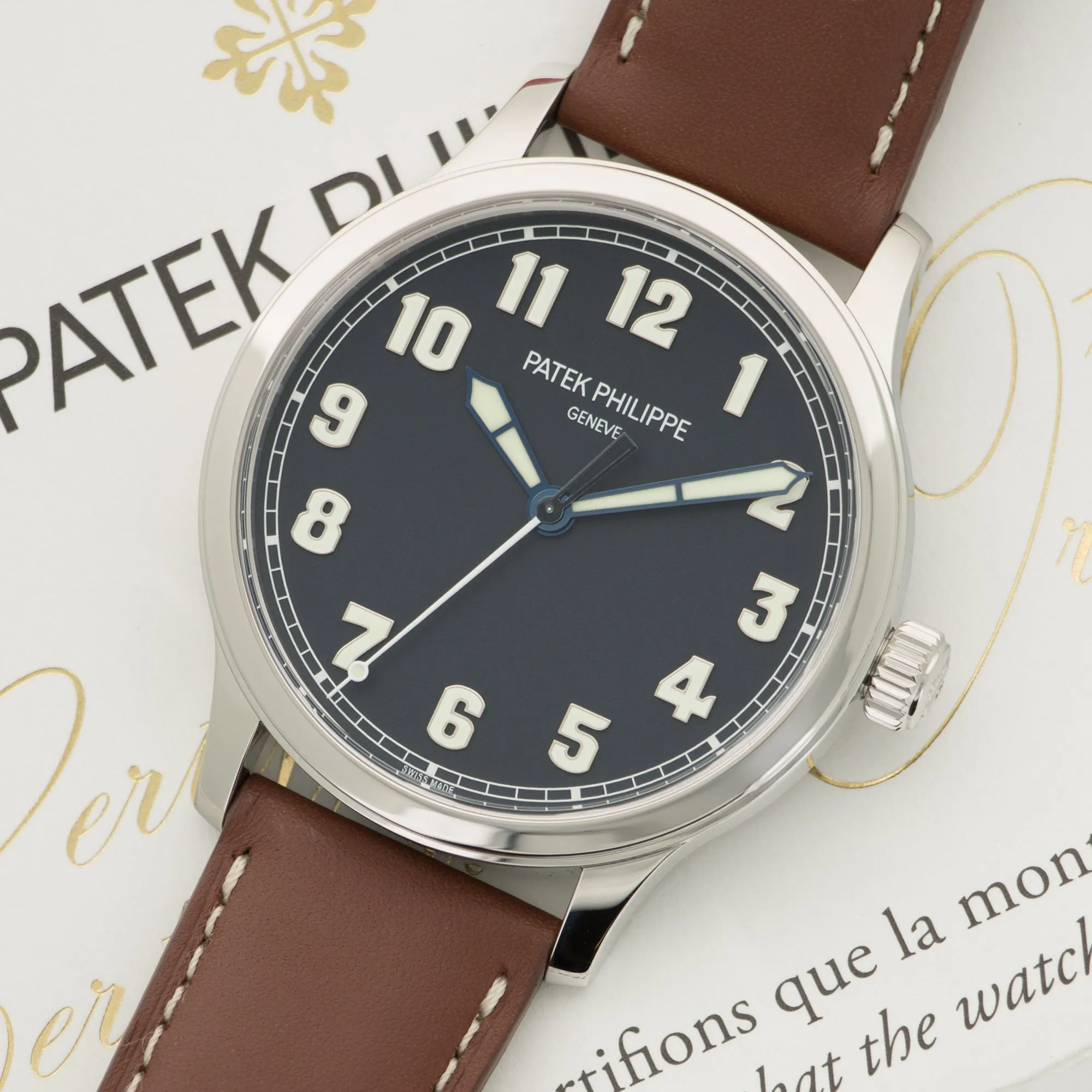 Patek Philippe Stainless Steel Pilot Watch Ref. 5522A