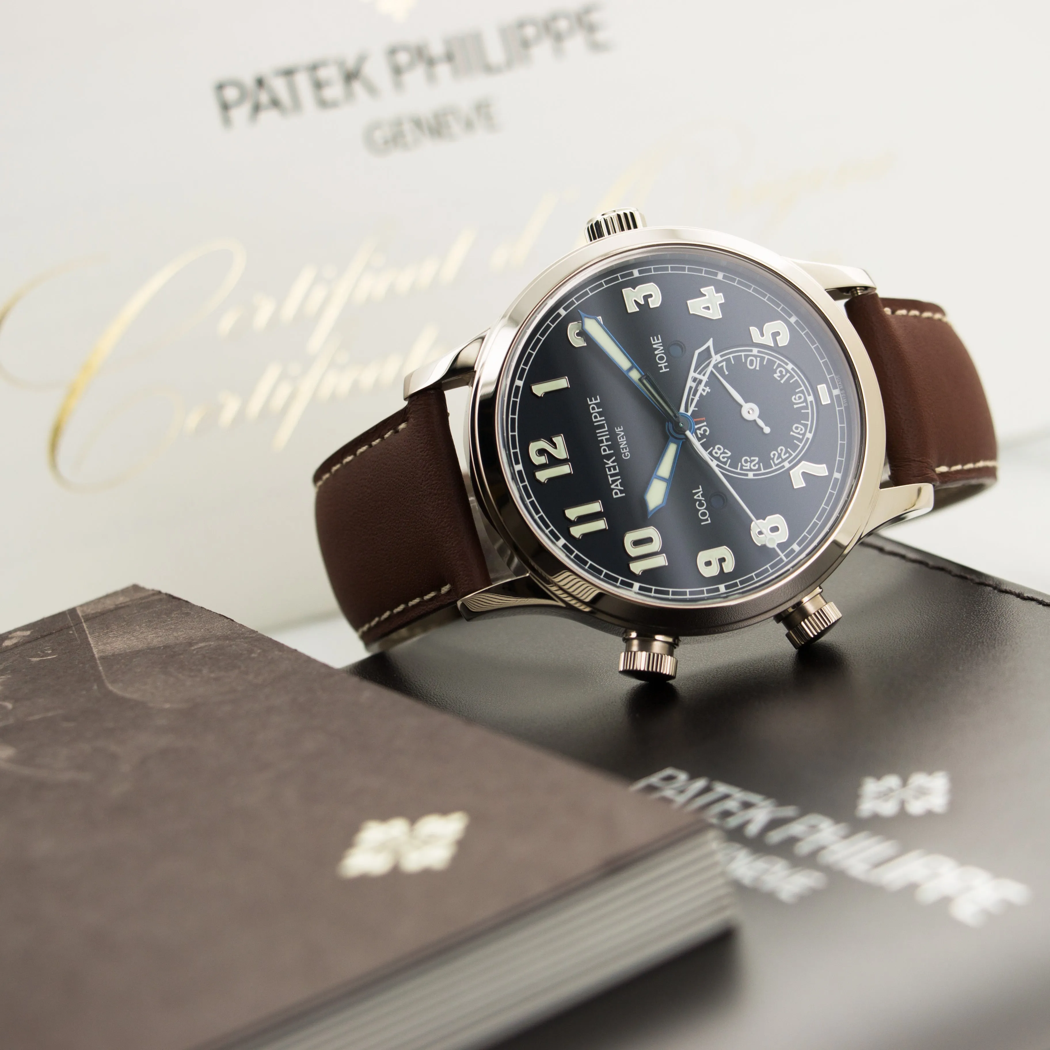 Patek Philippe White Gold Pilot Watch Ref. 5524