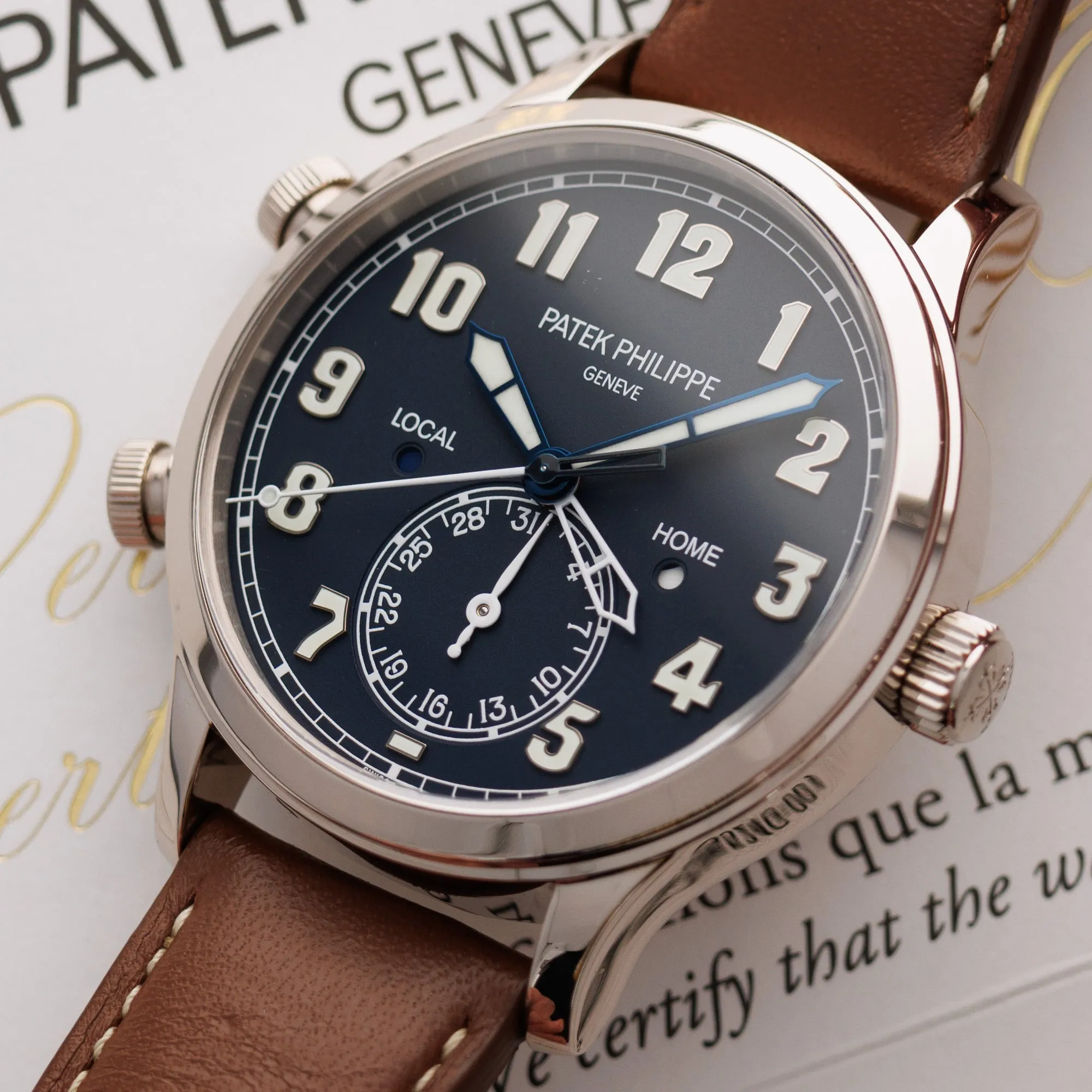 Patek Philippe White Gold Travel Time Ref. 5524G