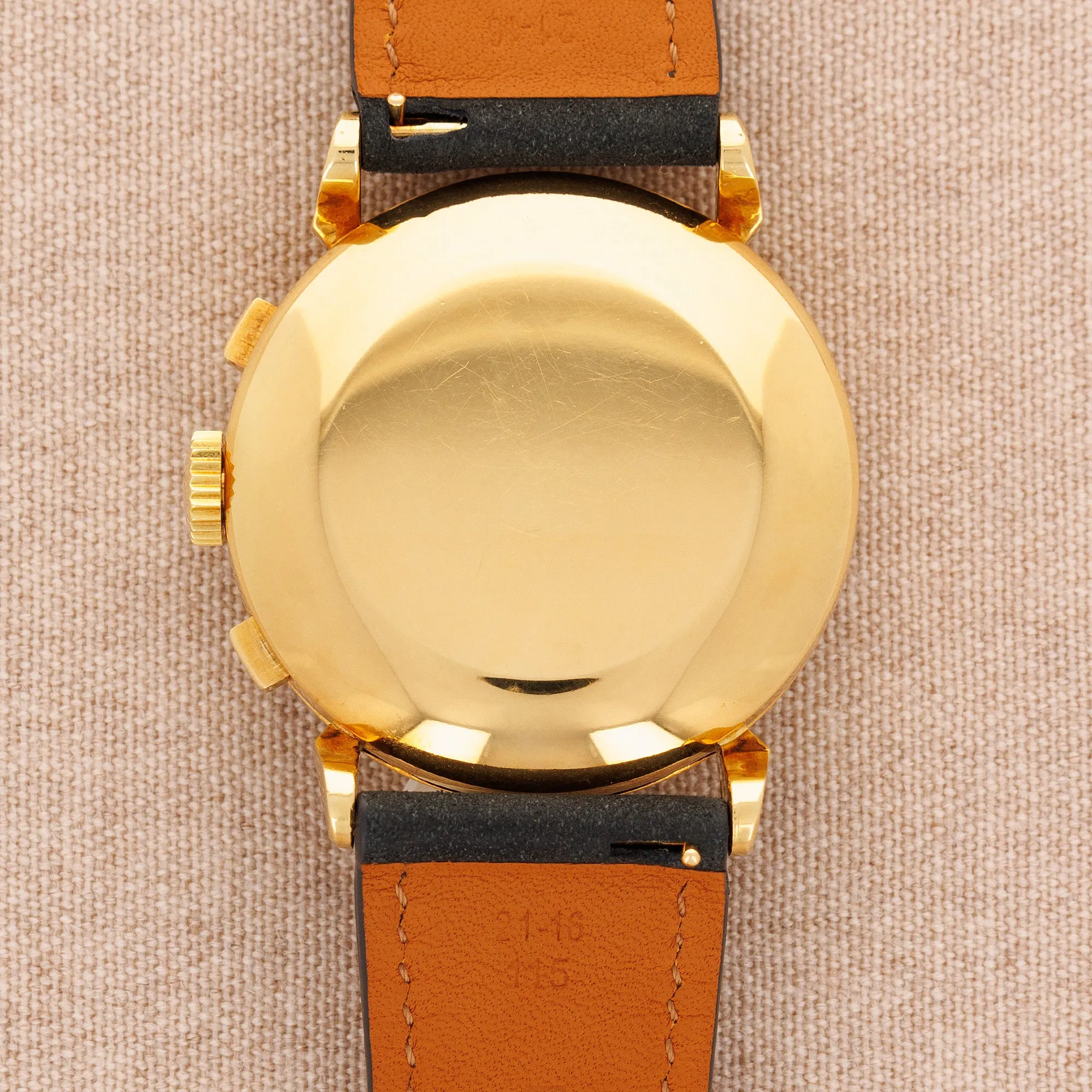 Patek Philippe Yellow Gold Chronograph Ref. 1579 Retailed by Gubelin in Extraordinary Condition