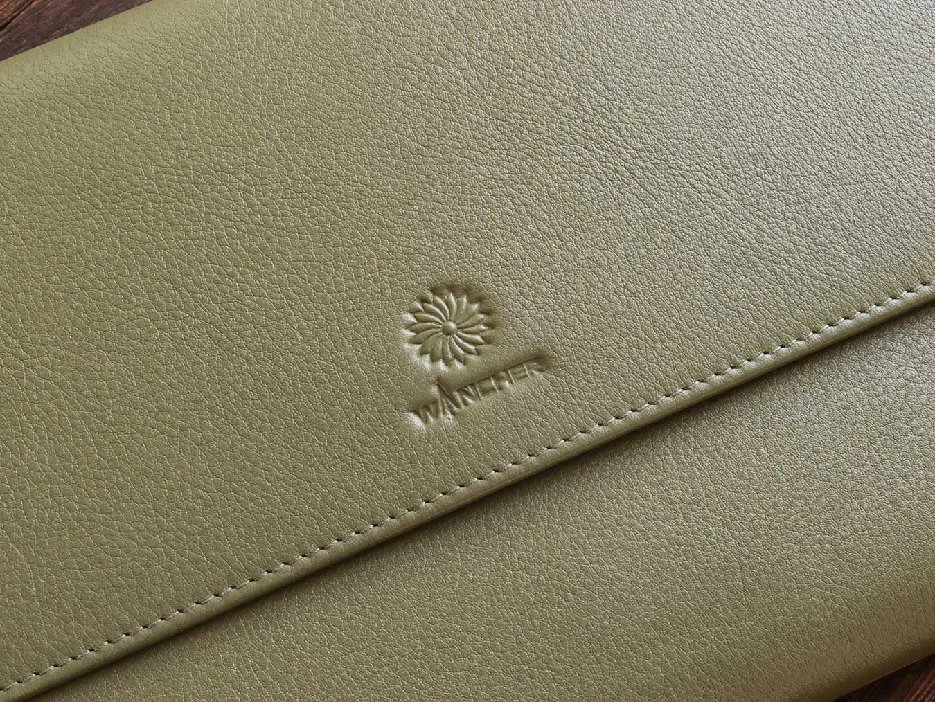 Penfolium 12 Pen Portfolio - Olive Green