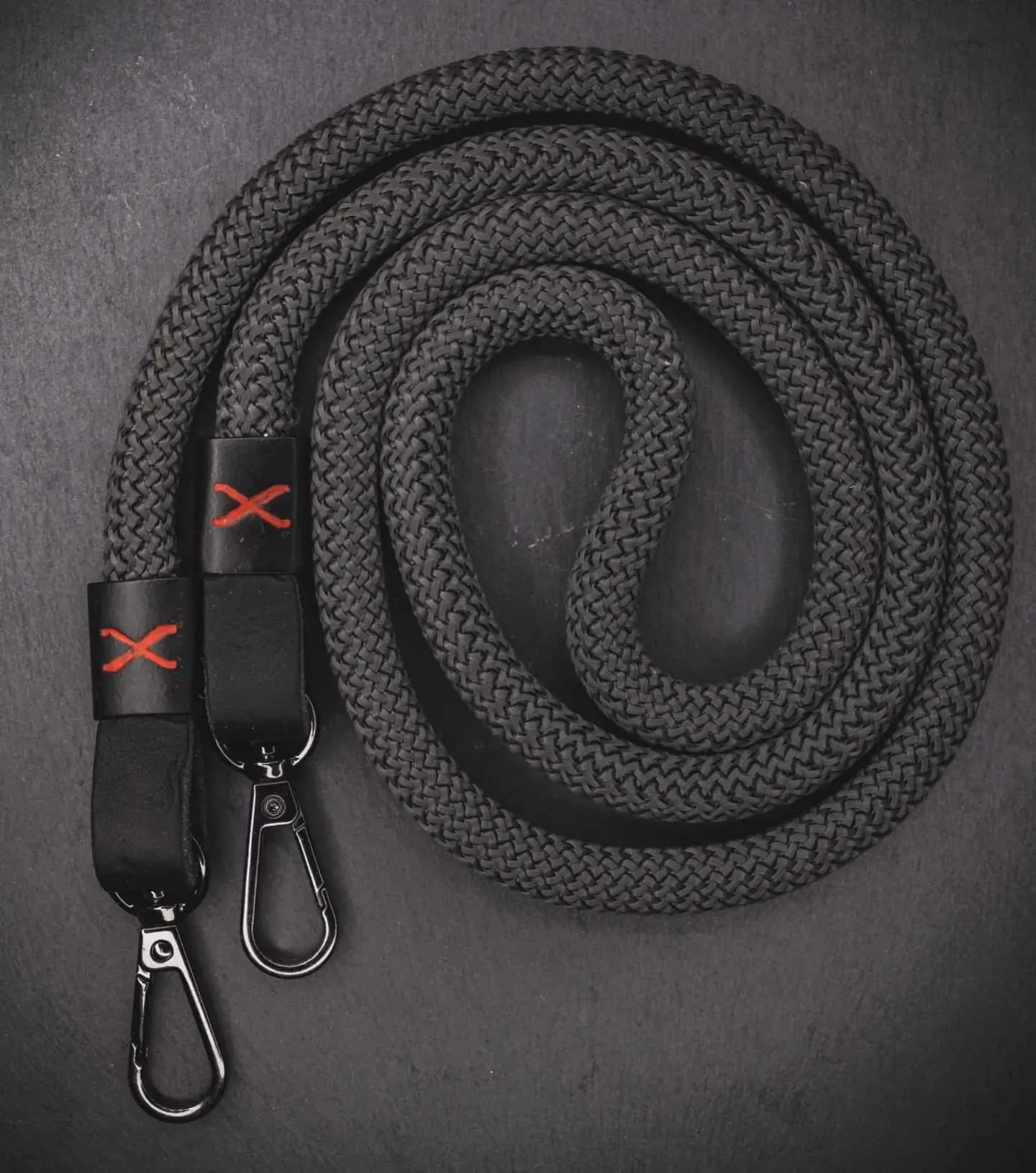 Personalized Black/Red X Straps