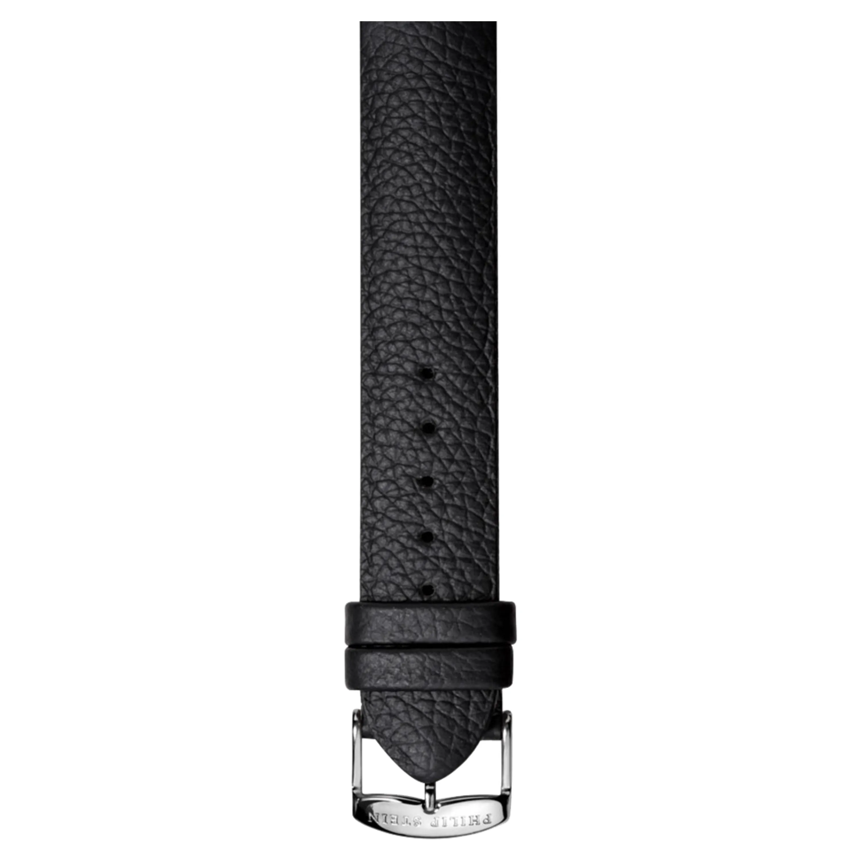 PHILIP STEIN Signature Black Leather Strap Size 1