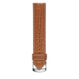 PHILIP STEIN Signature Brown Alligator Leather Strap Size 3
