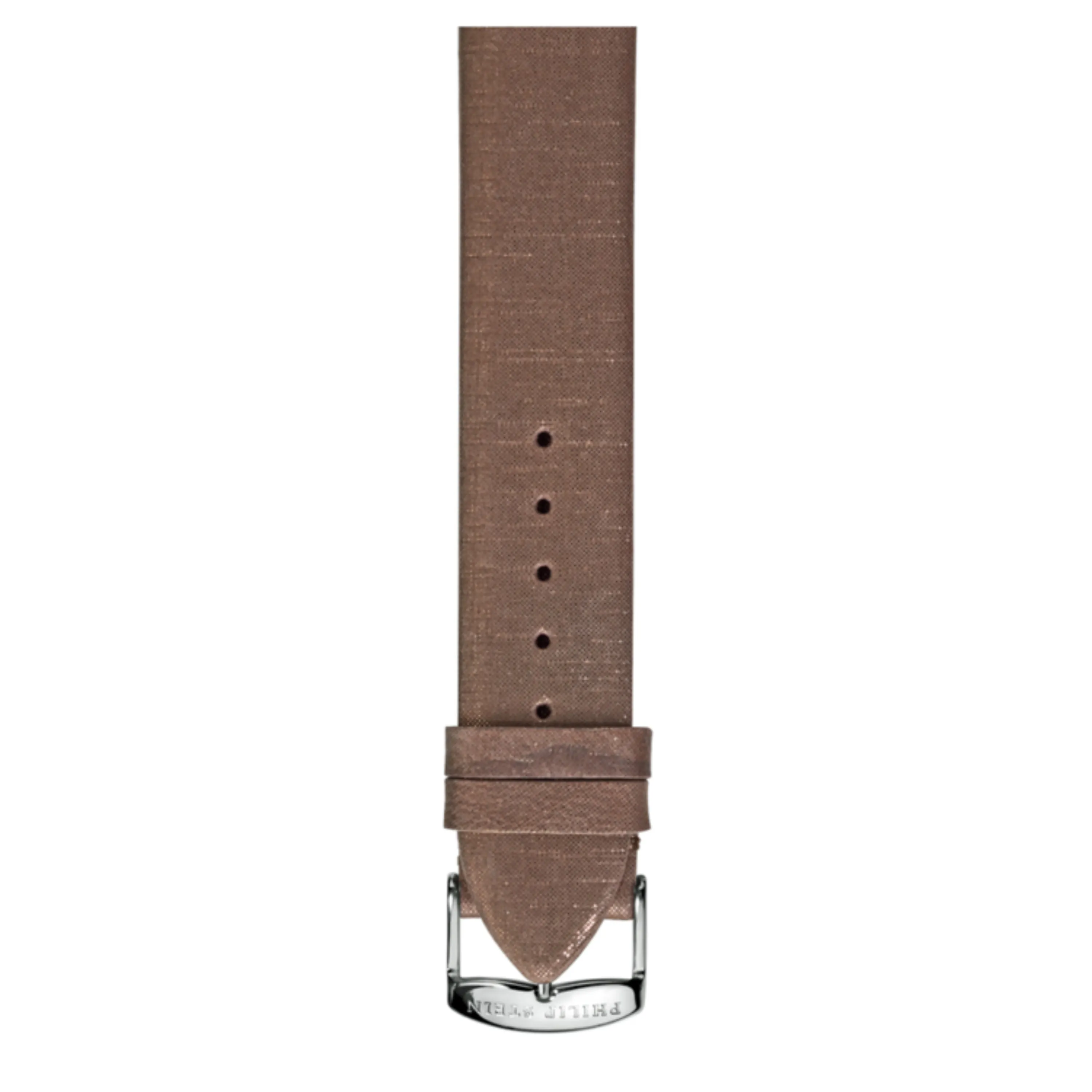 PHILIP STEIN Signature Metallic Brown Calf Strap Size 2