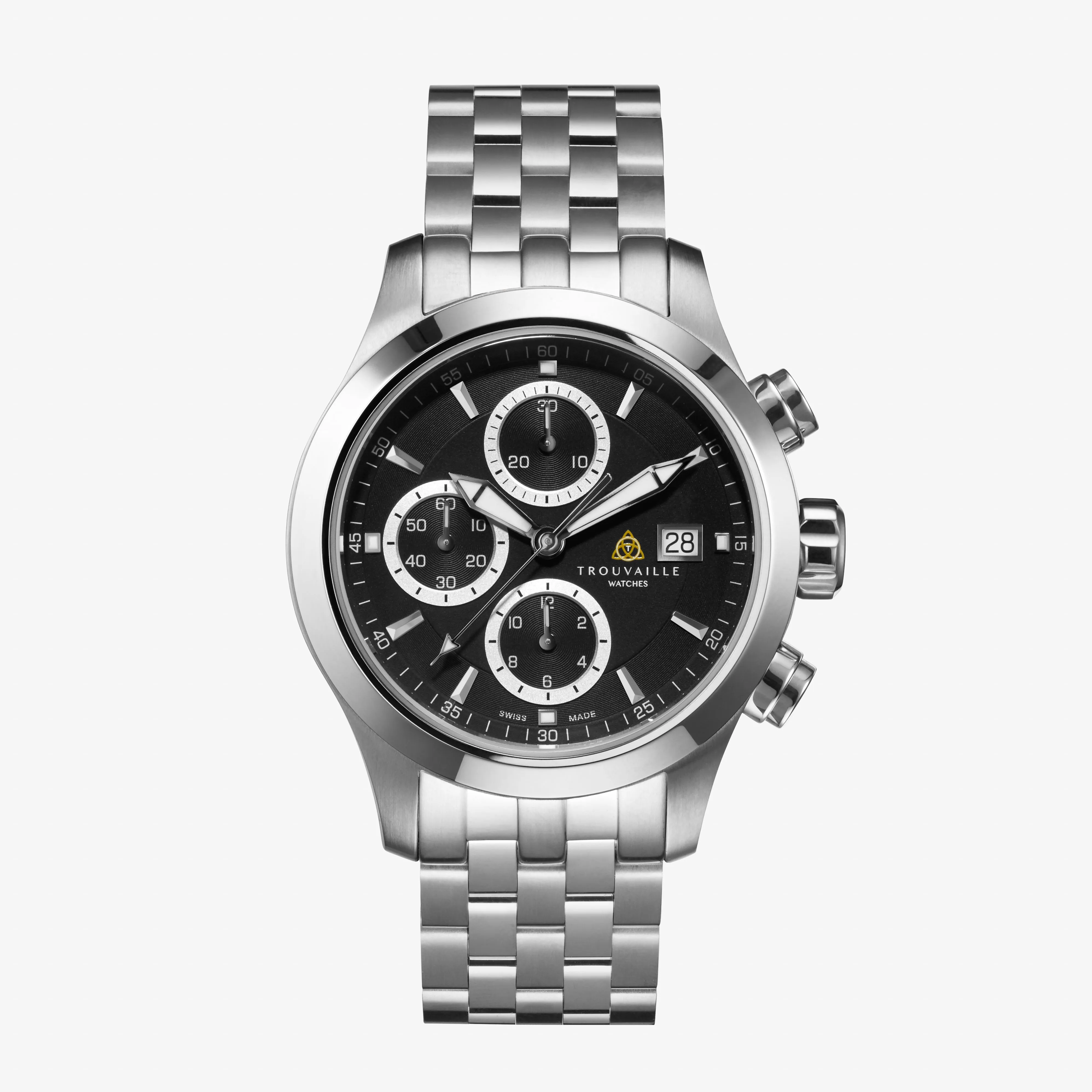 Pilot - Black Automatic Chronograph Stainless Steel Bracelet