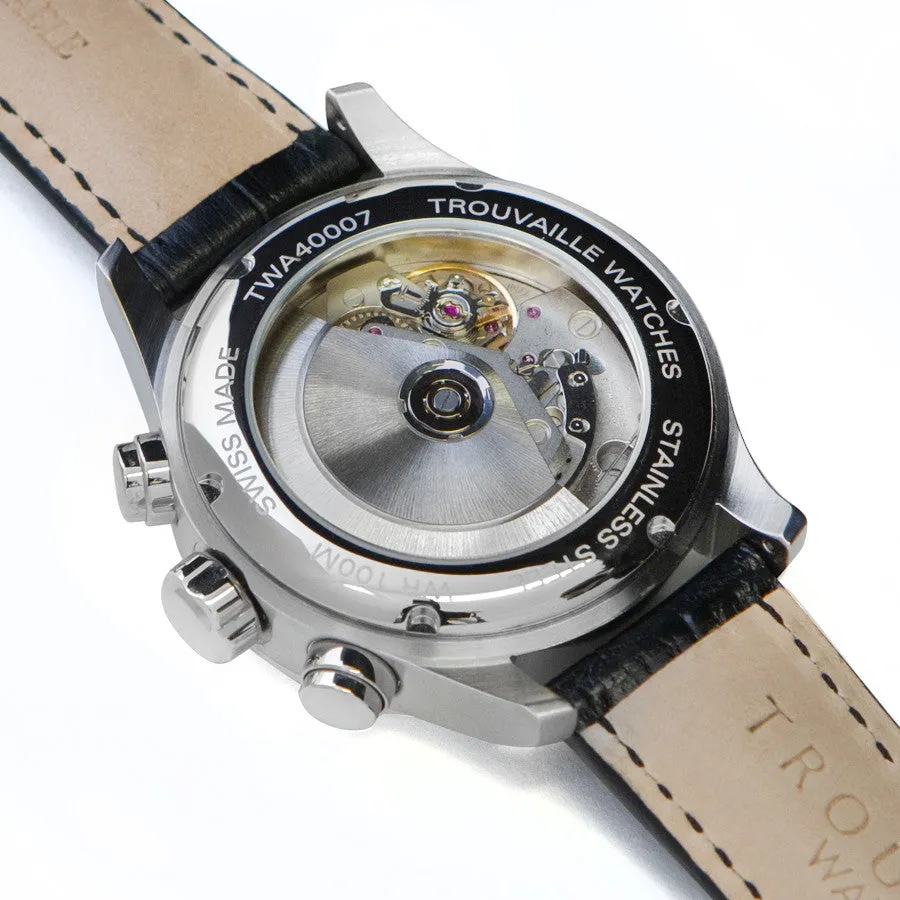 Pilot - Black Automatic Chronograph Watch