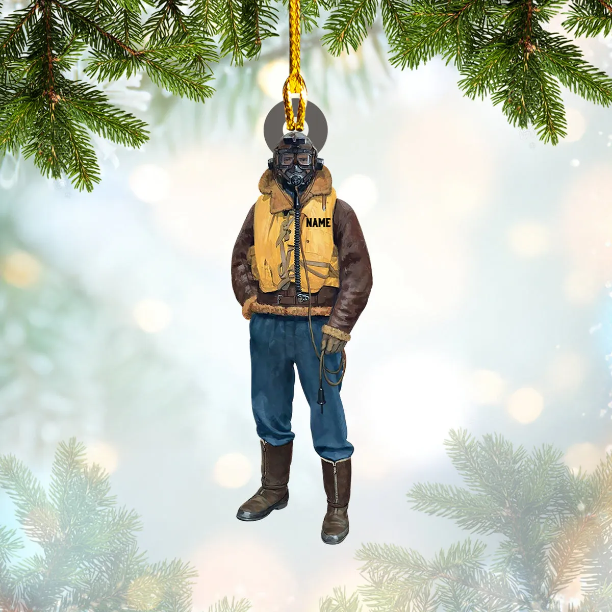PILOT - Custom Shaped Ornament 02 - RINC98