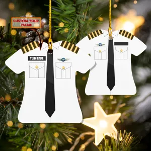 Pilot Uniforms - Custom Shaped Ornament01 - ATM2K