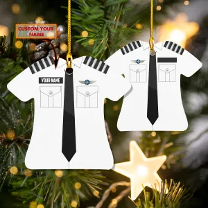 Pilot Uniforms - Custom Shaped Ornament02 - ATM2K