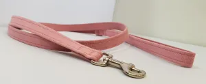 Pink PRF Microsuede 1/2" x 4' Leash - Plain