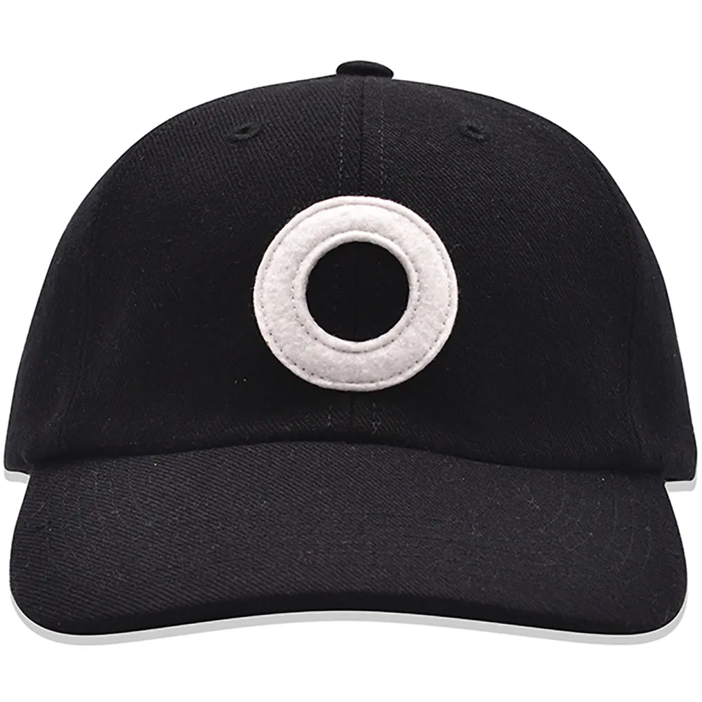 Pop Trading Company O 6 panel hat black