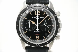 Pre-Owned Bell & Ross BR V2-94 Steel Heritage BRV294-HER-ST/SRB
