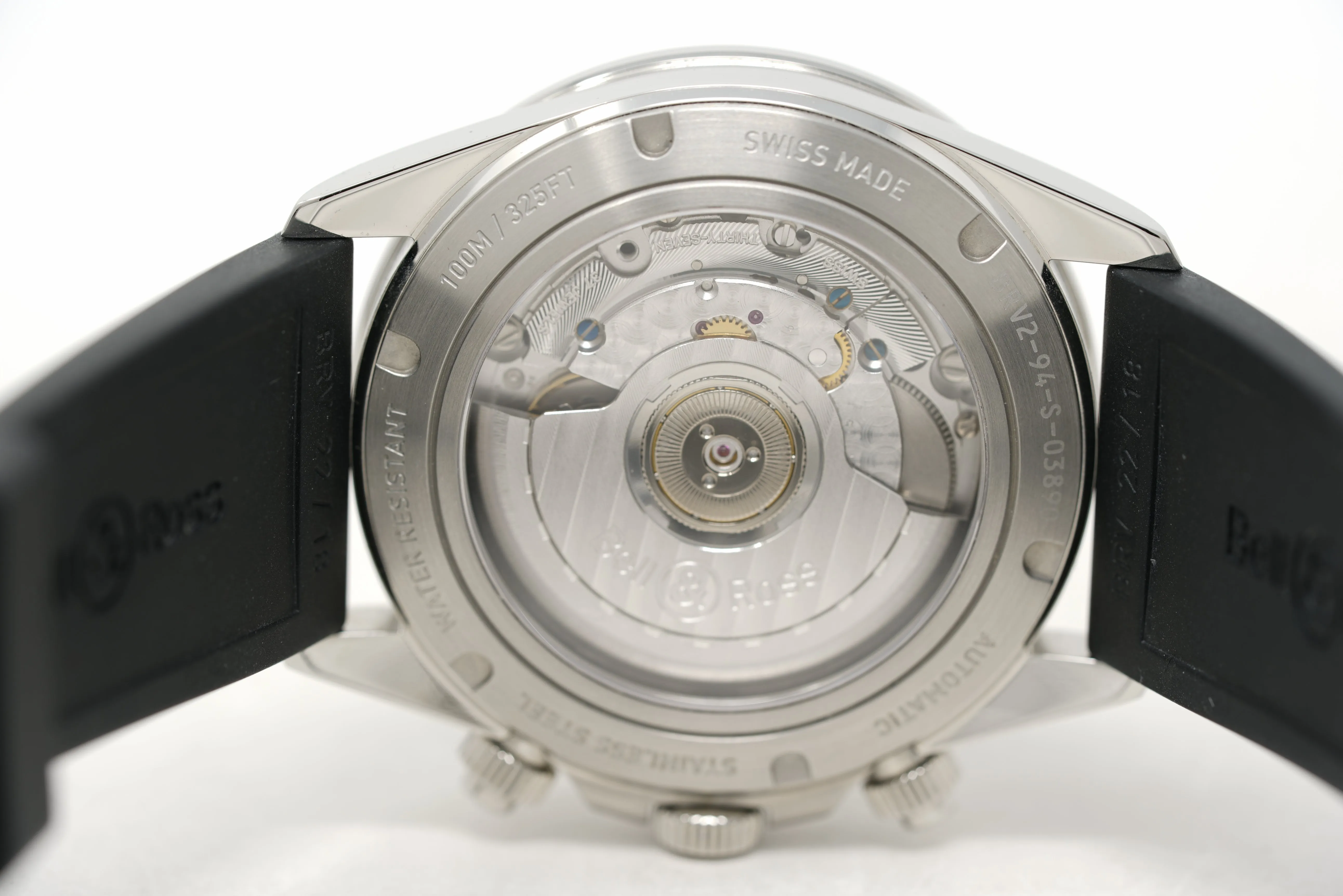 Pre-Owned Bell & Ross BR V2-94 Steel Heritage BRV294-HER-ST/SRB