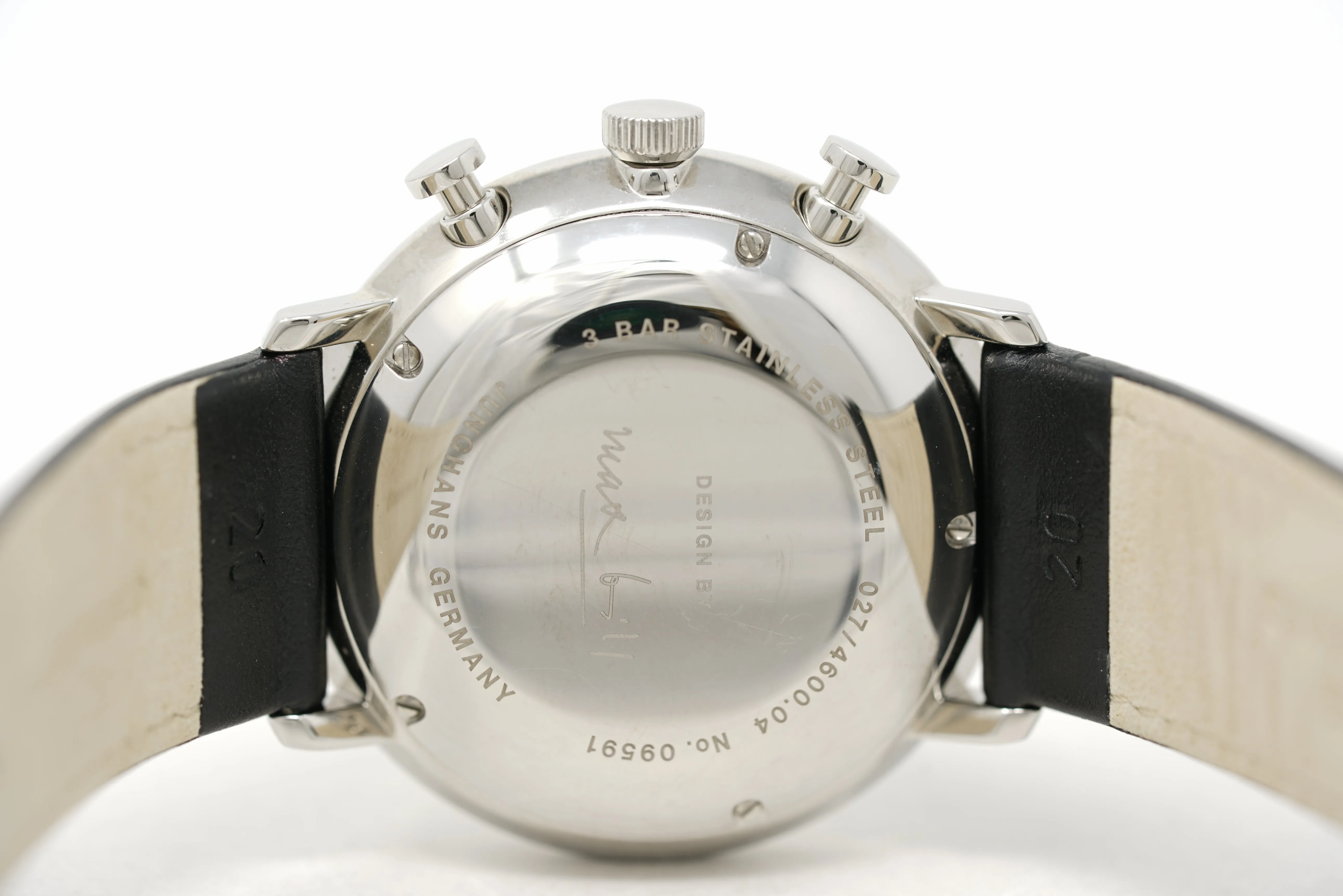 Pre-Owned Junghans Max Bill Chronoscope 027/4600.04