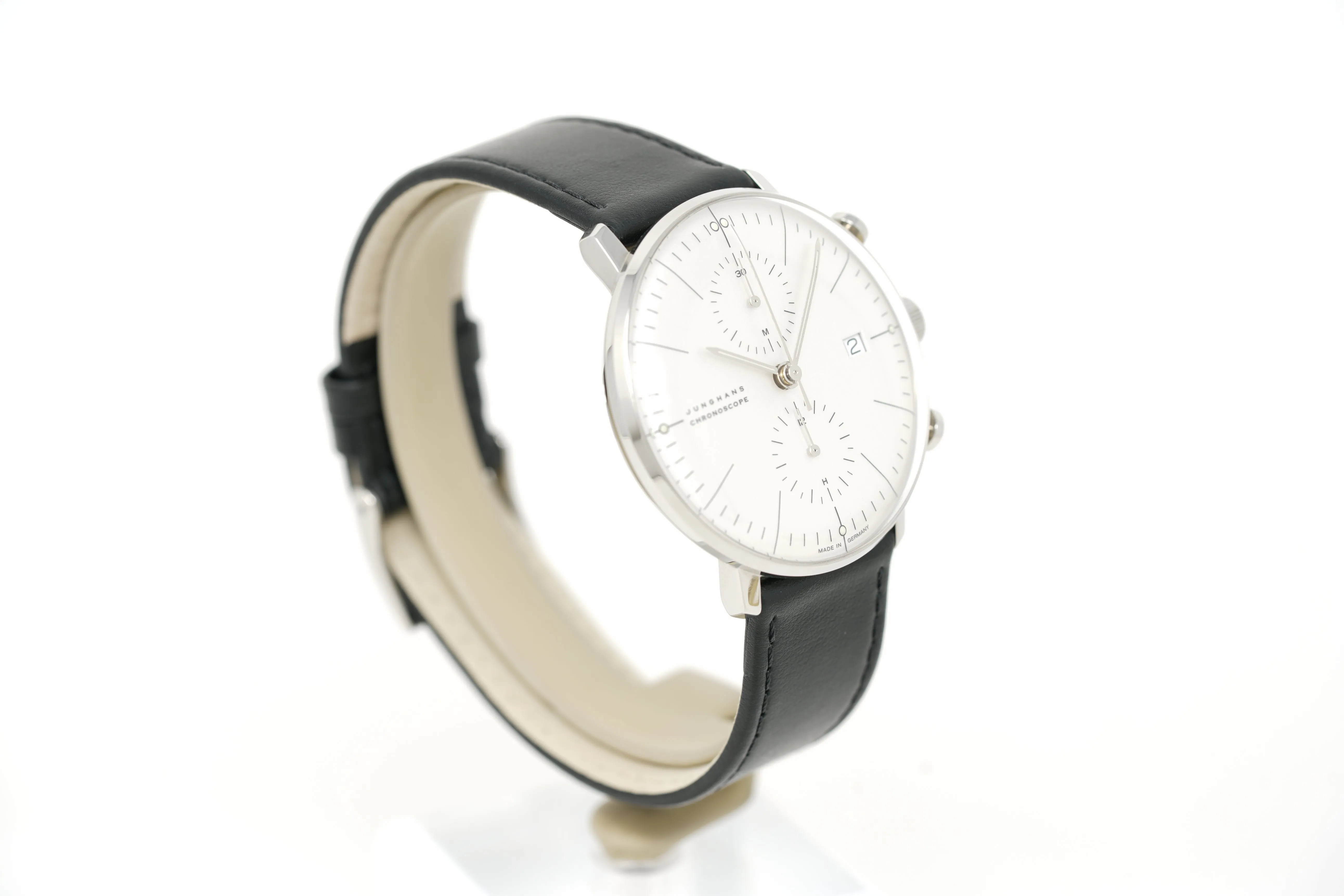 Pre-Owned Junghans Max Bill Chronoscope 027/4600.04