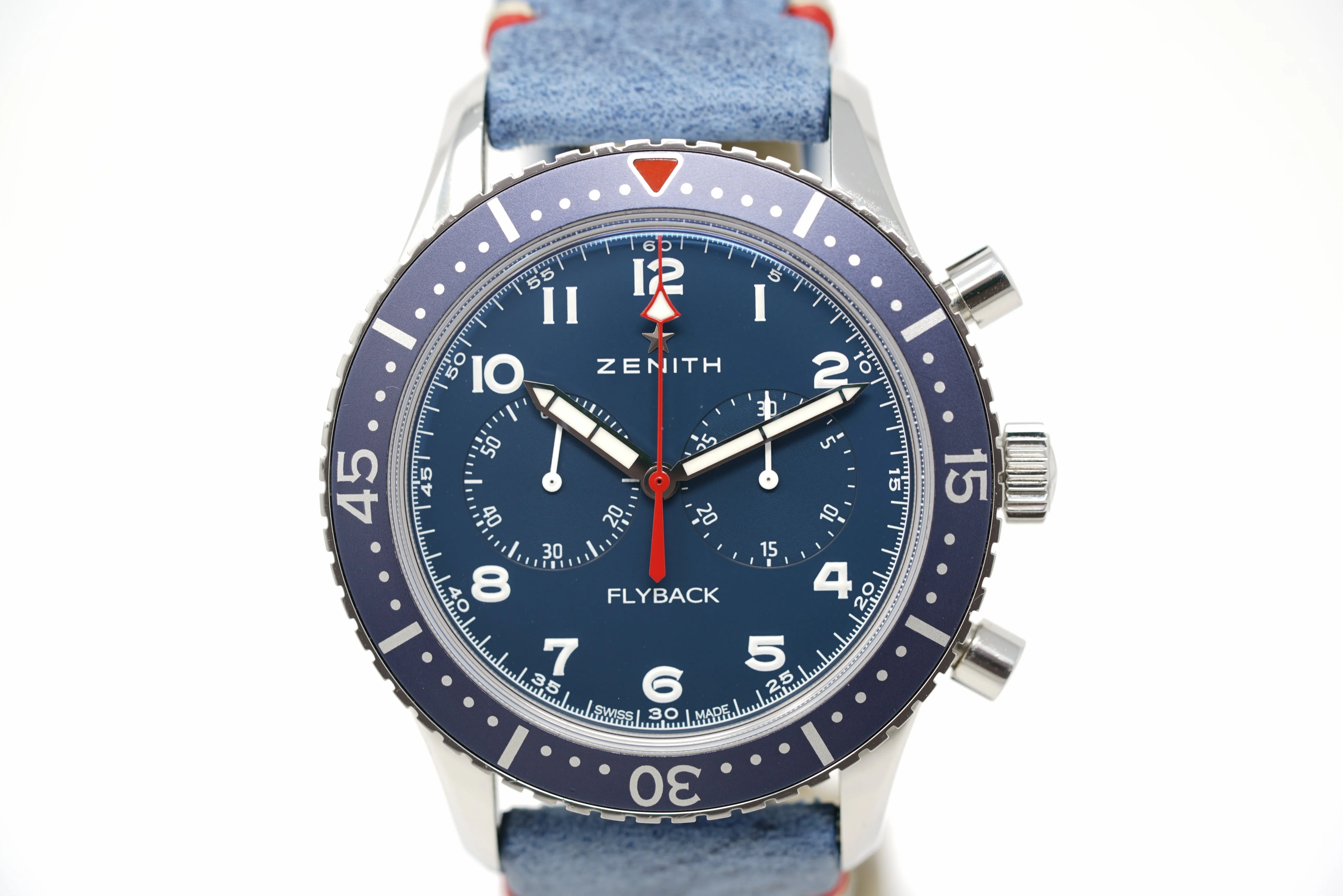 Pre-Owned  Zenith Pilot Cronometro Tipo CP-2 Flyback USA 03.2241.405/51.C915