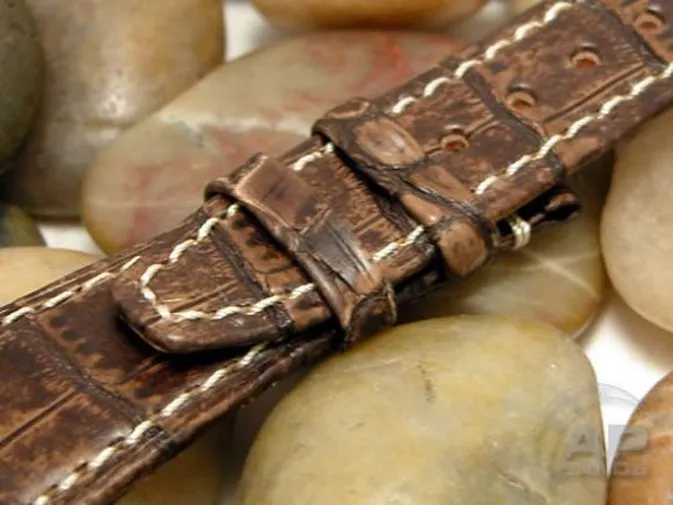 Prototipo Capolavoro Vint. Alligator Leather Limited Edition Strap For Audemars Piguet Royal Oak Offshore XL