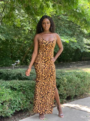 Purdy Leopard Print Dress - FINAL SALE