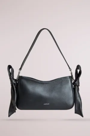 QUERIDA SHOULDER BAG WITH KNOTS BLACK