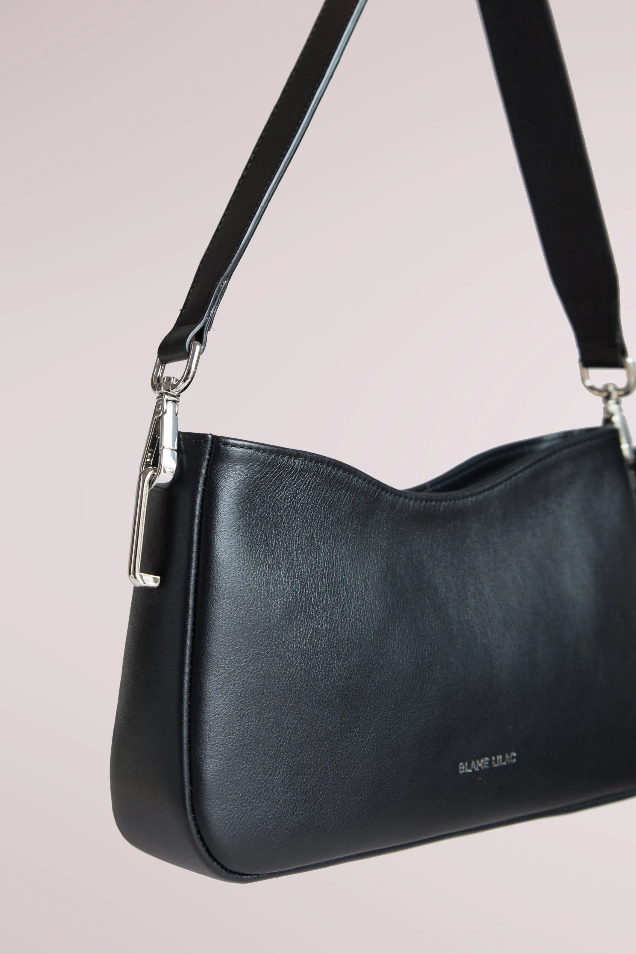 QUERIDA SHOULDER BAG WITH KNOTS BLACK
