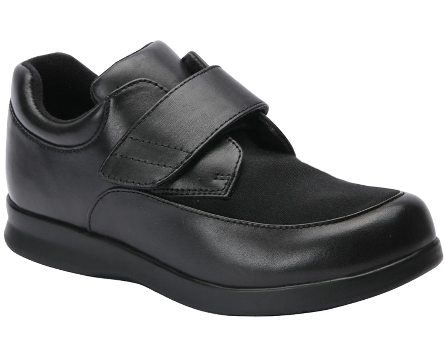 QUEST Black Leather / Black Stretch