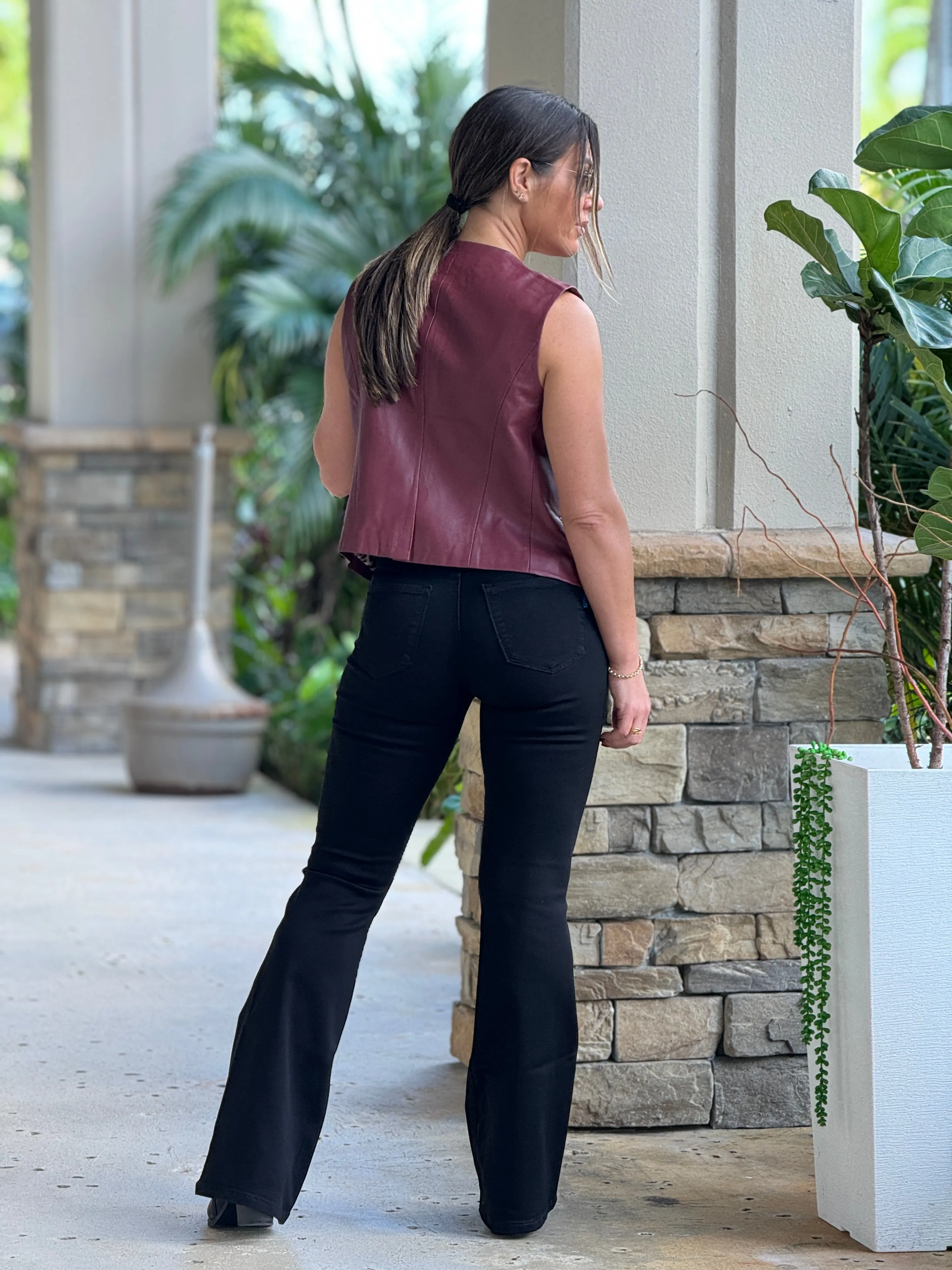 "Abi" Leather Vest