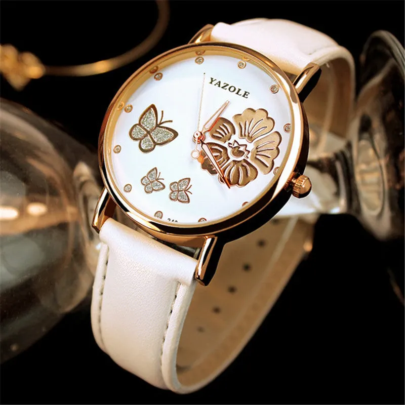 "Glitter" -- Women's Butterfly Watches