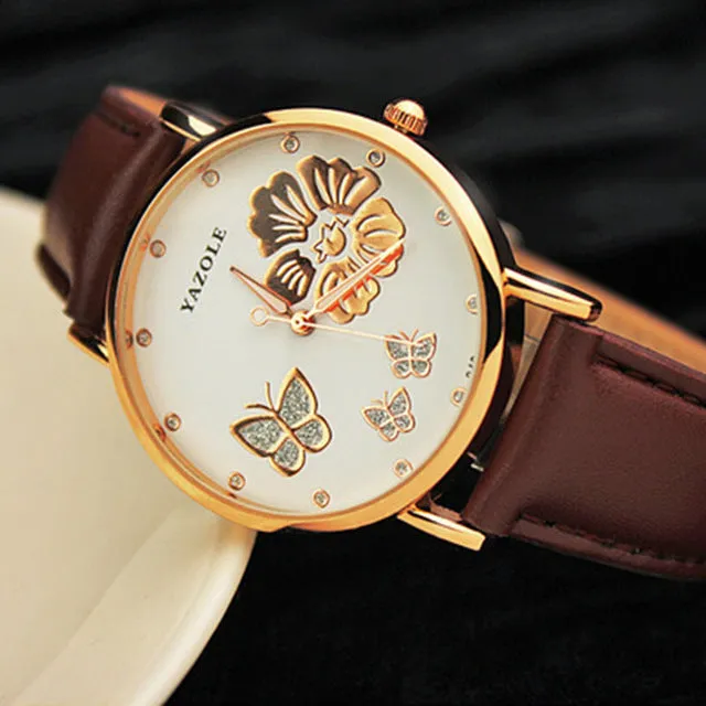 "Glitter" -- Women's Butterfly Watches