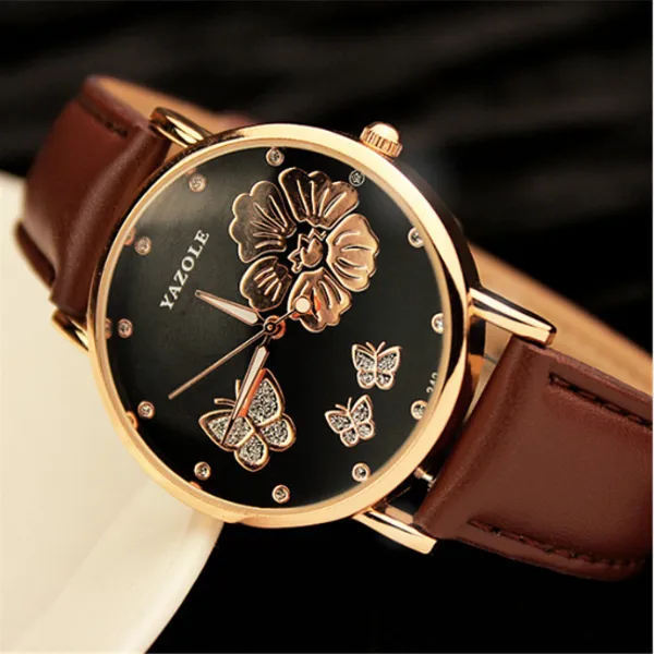 "Glitter" -- Women's Butterfly Watches