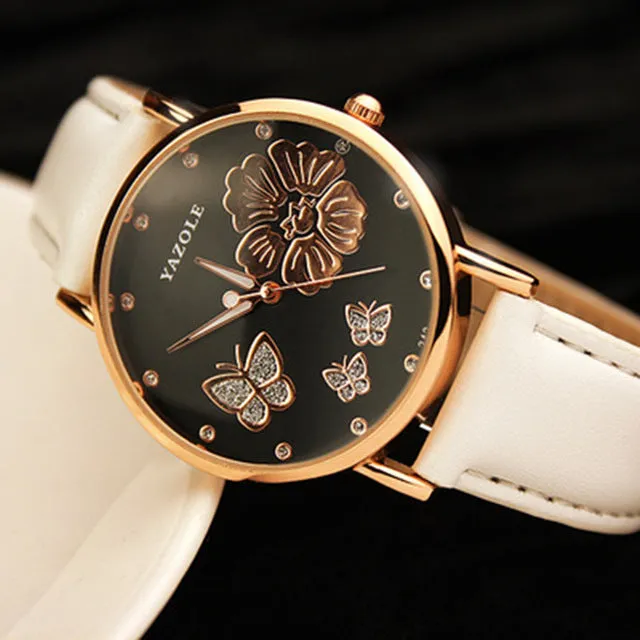 "Glitter" -- Women's Butterfly Watches