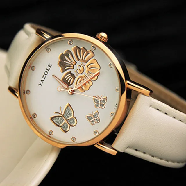 "Glitter" -- Women's Butterfly Watches