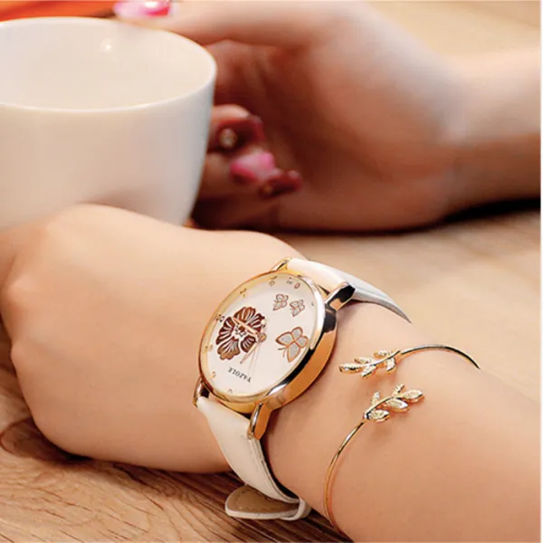 "Glitter" -- Women's Butterfly Watches