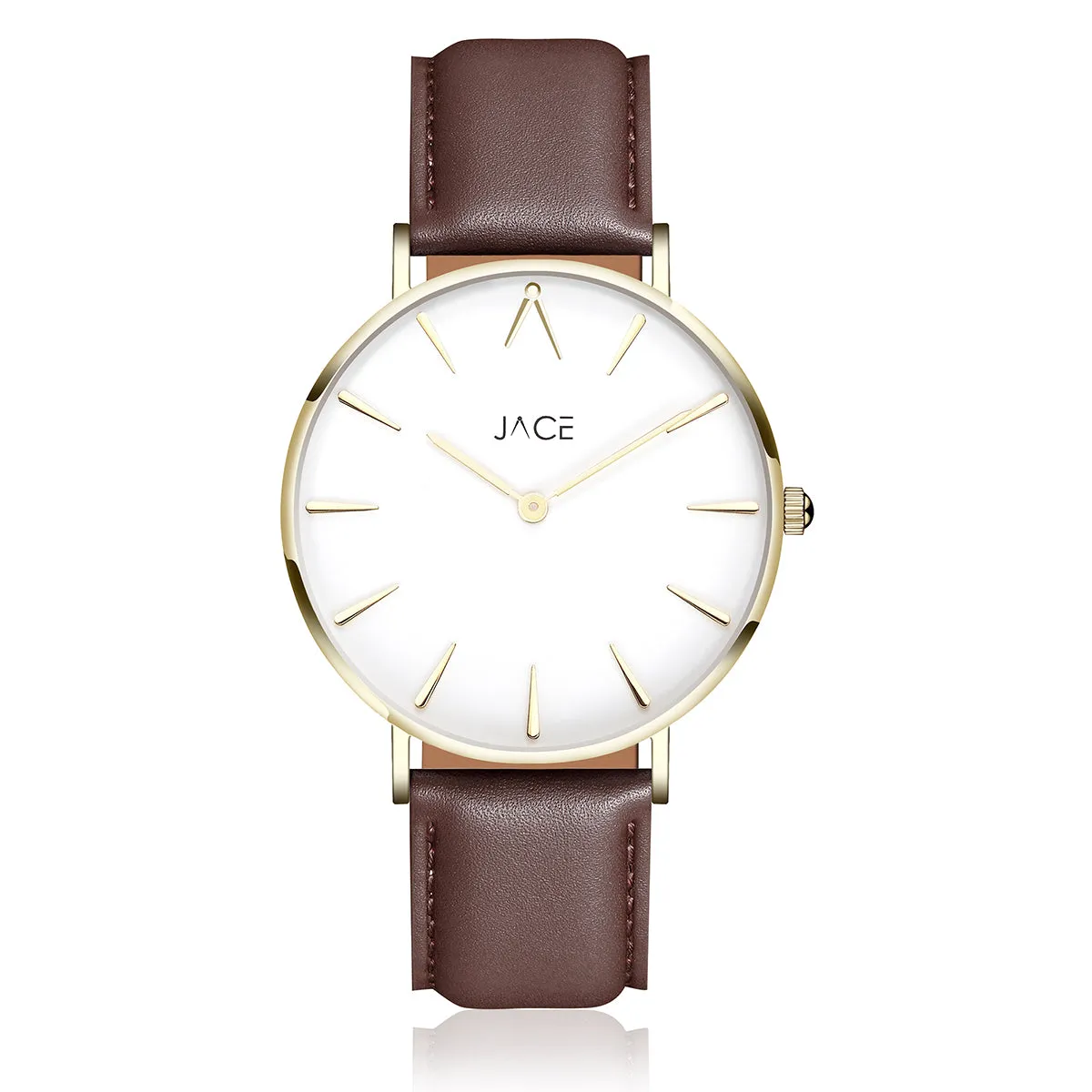 "PARIS" MEN`S LEATHER BAND WATCH