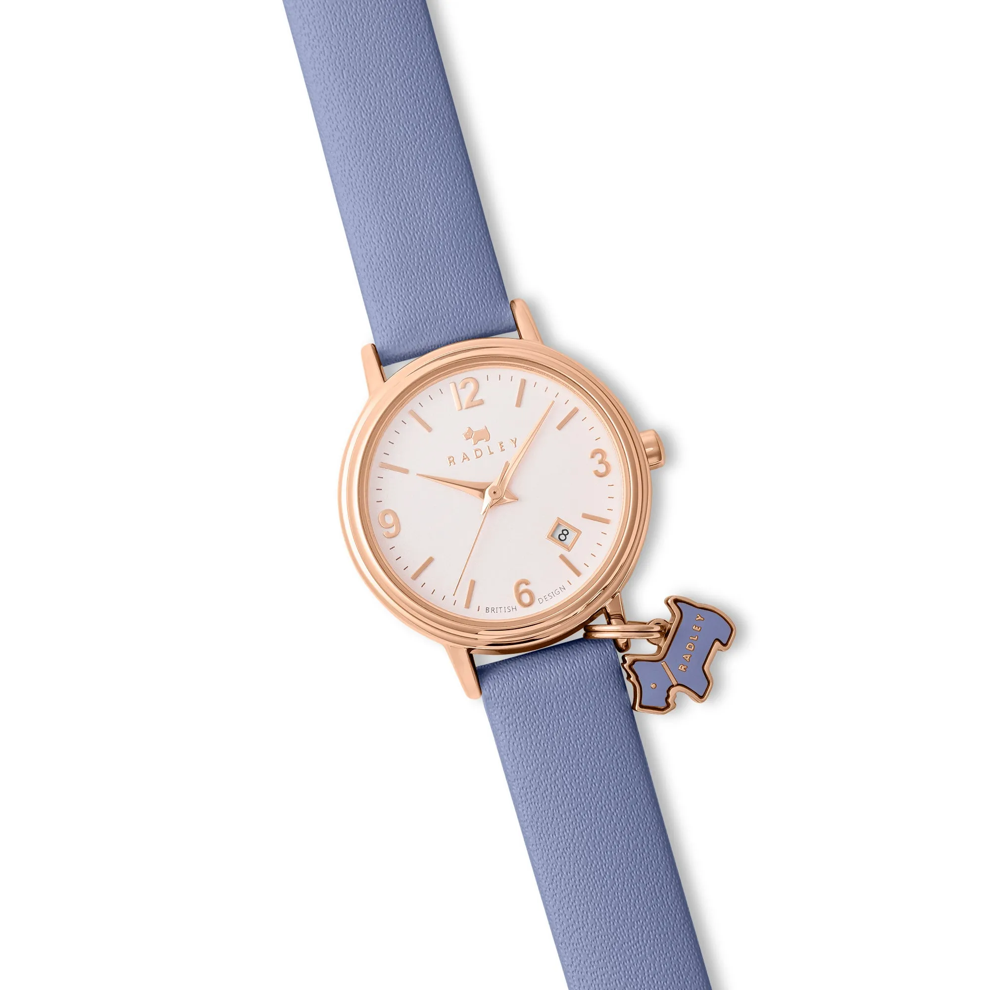 Radley Pale Blue Lewis Lane Leather Watch