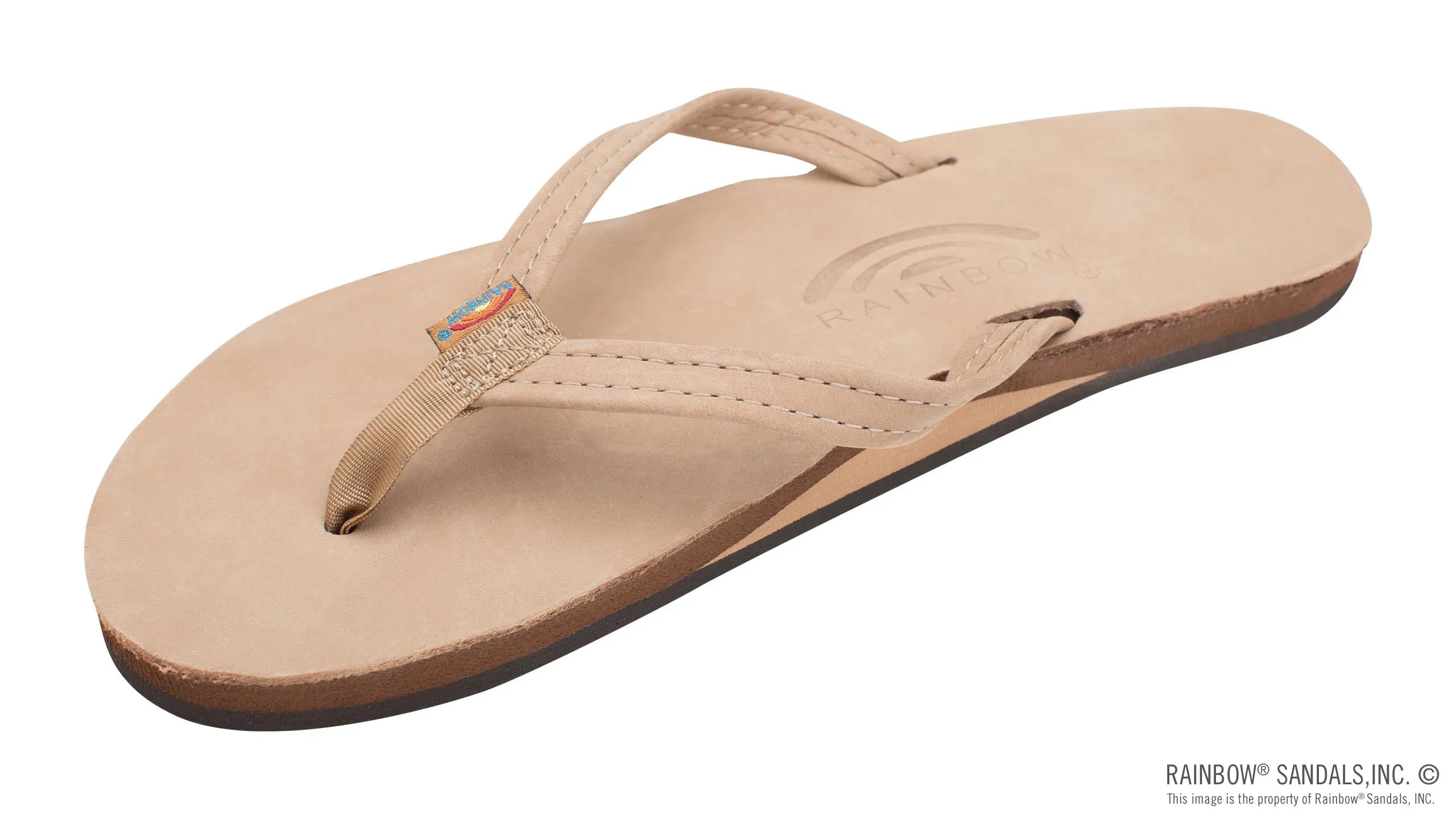 Rainbow Women's Sierra Brown Premier Leather Single Layer Narrow Strap 301ALTSNSRBRL