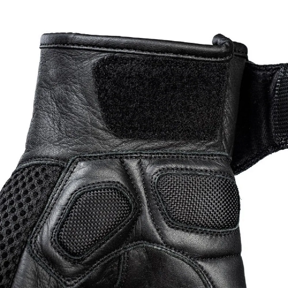 Raven Carbon Racer Red Motorcycle Leather Gloves