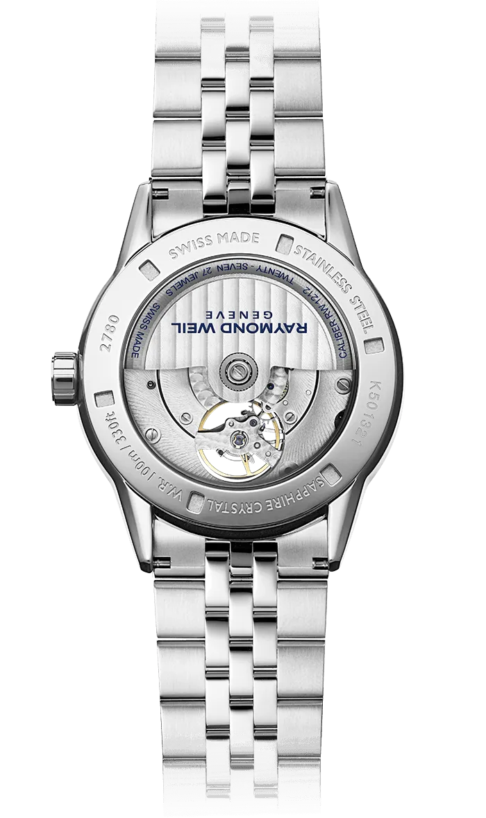 Raymond Weil 2780-ST-50001 Freelancer Calibre RW1212 Men's Automatic Blue Steel Watch