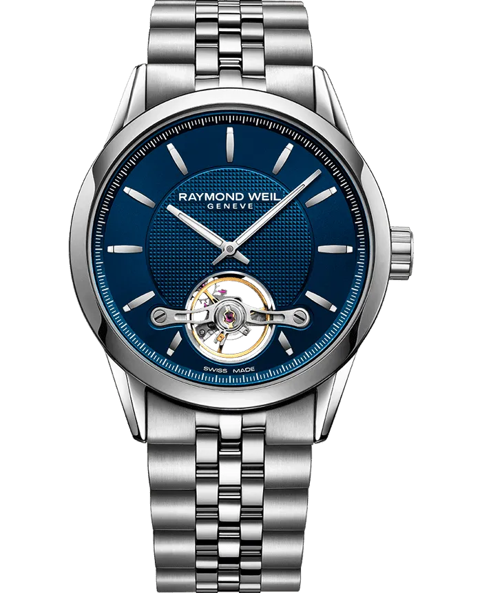 Raymond Weil 2780-ST-50001 Freelancer Calibre RW1212 Men's Automatic Blue Steel Watch