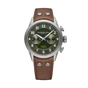 Raymond Weil Freelancer Limited Edition Men's Pilot Flyback Chronograph Watch 42mm