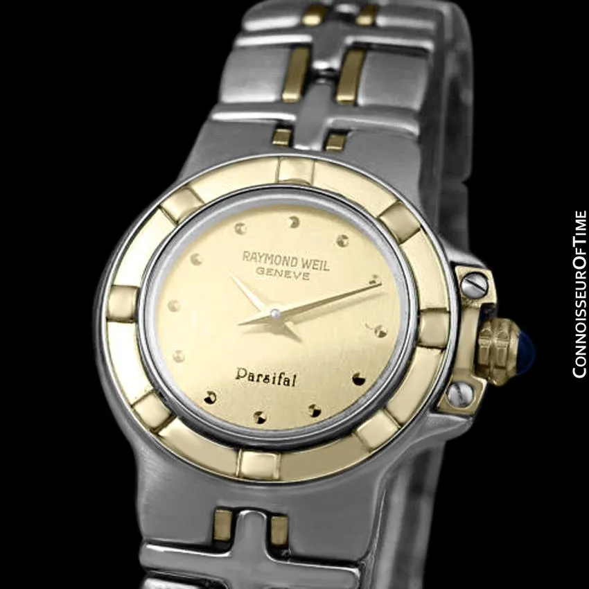 Raymond Weil Parsifal Ladies Two-Tone Bracelet Watch, Ref. 9690 - Stainless Steel & Solid 18K Gold