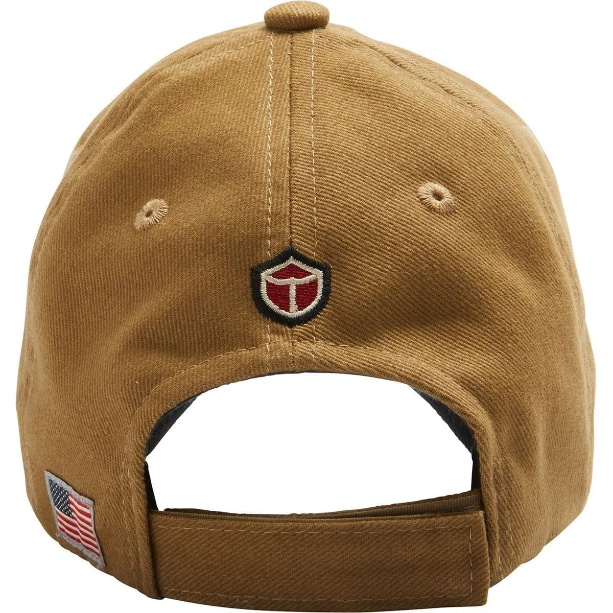 Red Canoe Cessna 3D Logo Ball Cap Tan