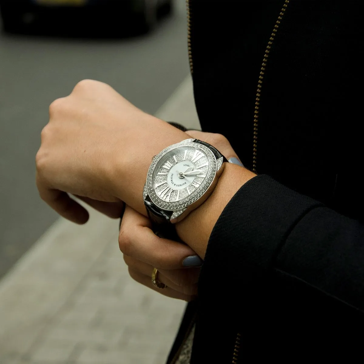 Regent 3643 Luxury Diamond Watch for Women - 18kt White Gold