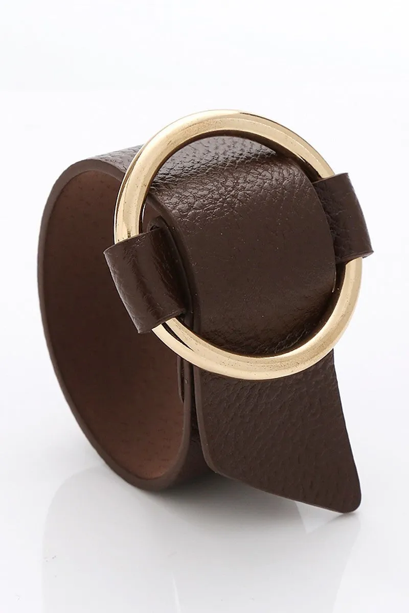Ring Point Wide Fashion Bracelet