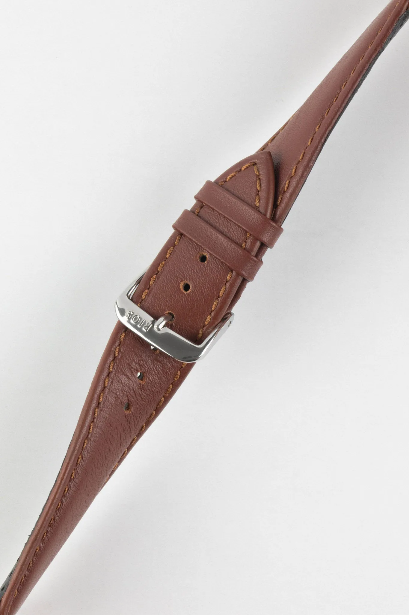 RIOS1931 OFF SHORE Hydrophobic Leather Watch Strap in MAHOGANY