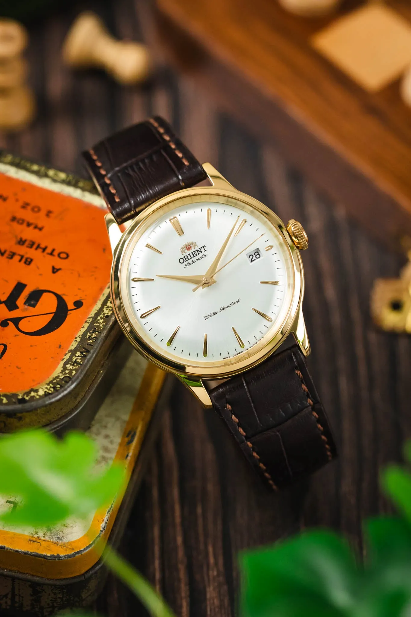 RIOS1931 ORLANDO Alligator-Embossed Leather Watch Strap in MOCHA