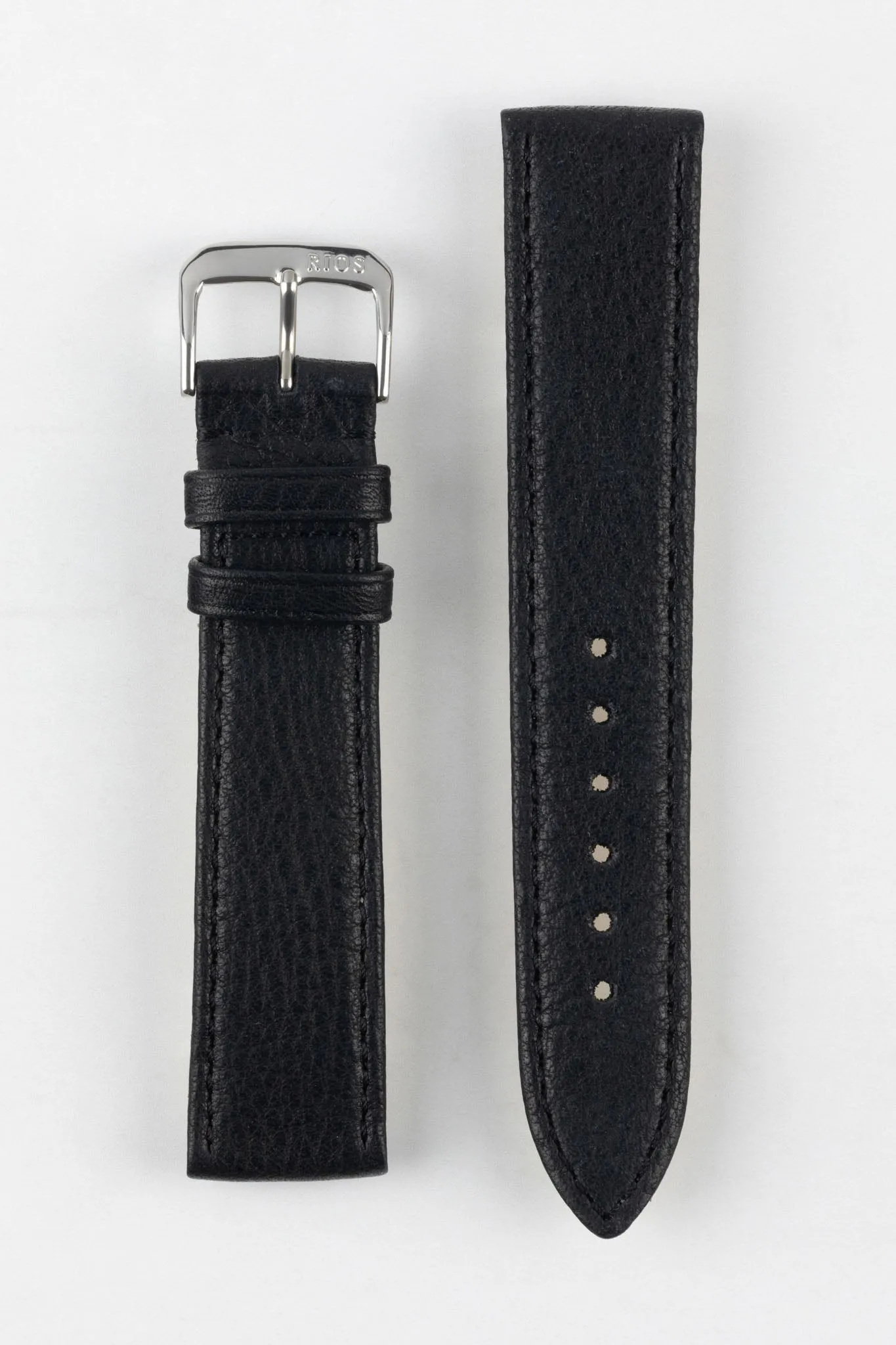 RIOS1931 WAGING Organic Watch Strap in BLACK