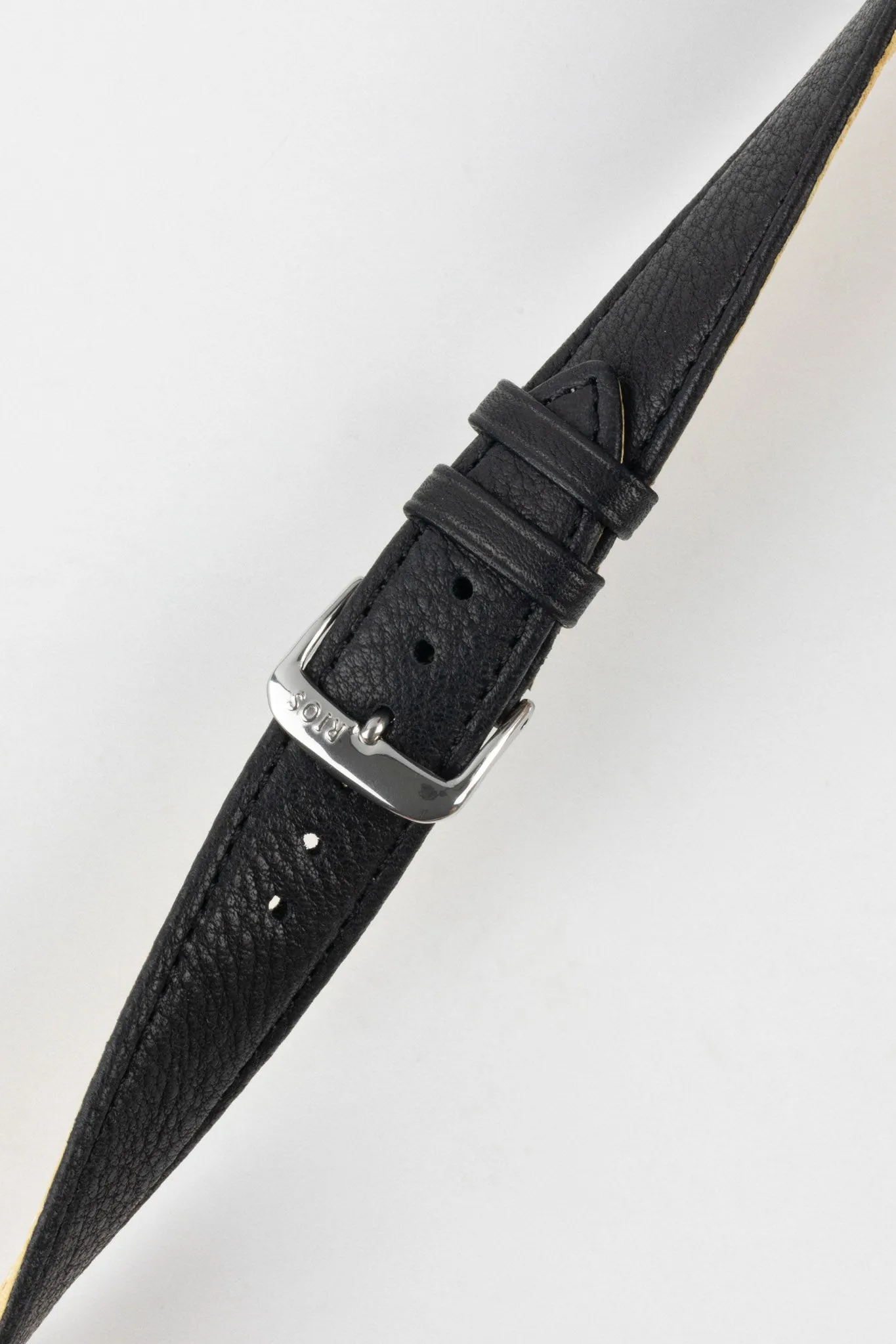 RIOS1931 WAGING Organic Watch Strap in BLACK