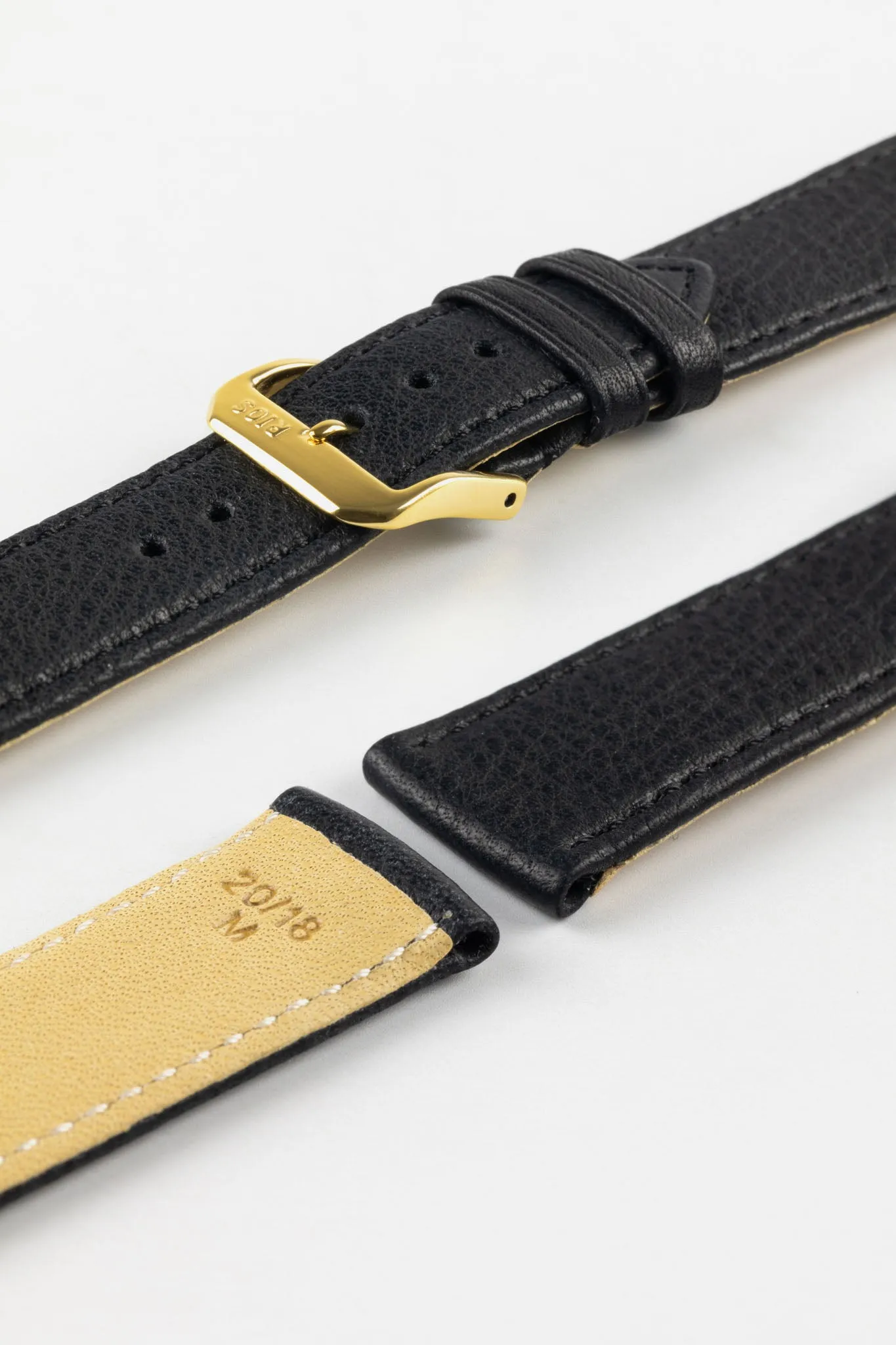 RIOS1931 WAGING Organic Watch Strap in BLACK